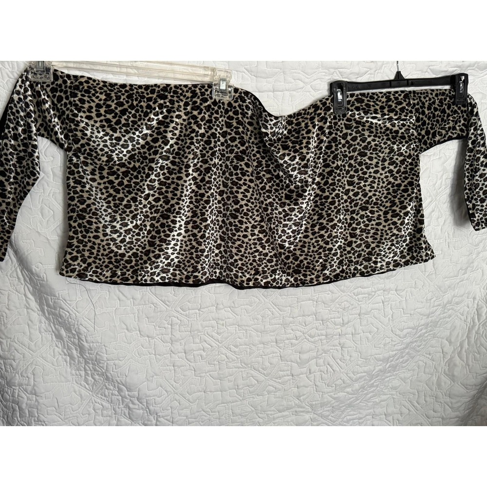 The Bum Wrap Amici Accessories Reversible Leopard Velvet Waist Wrap M/L USA Made